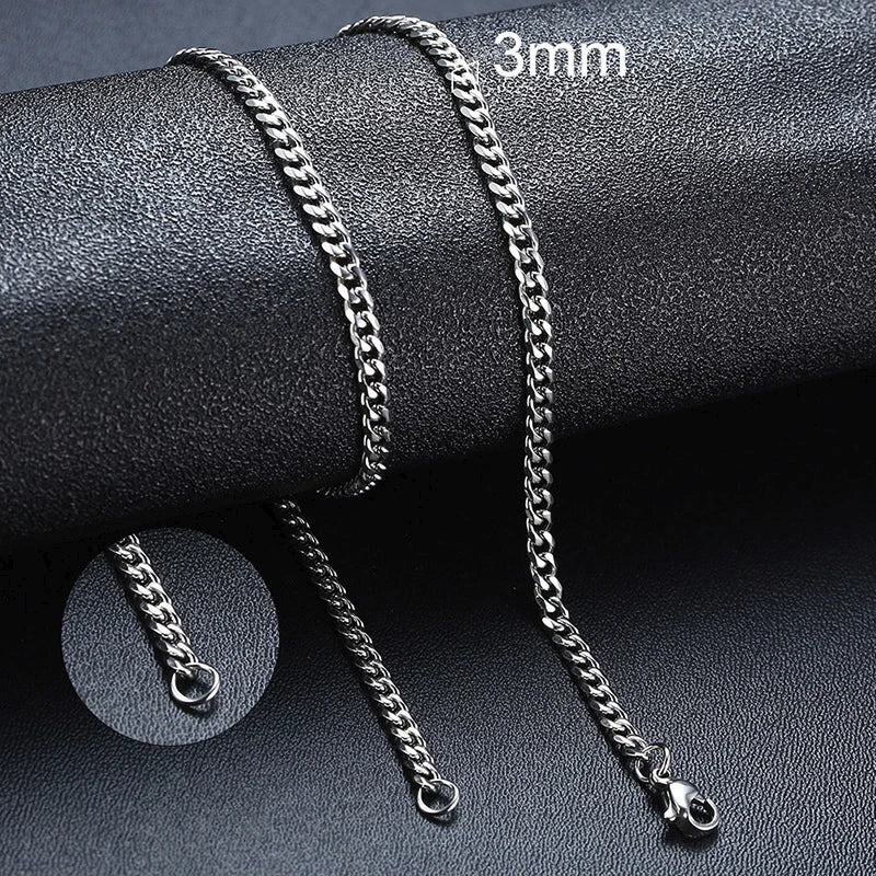Cuban & Rope Chain Necklace