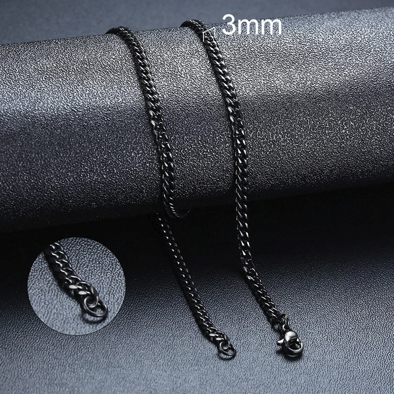 Cuban & Rope Chain Necklace