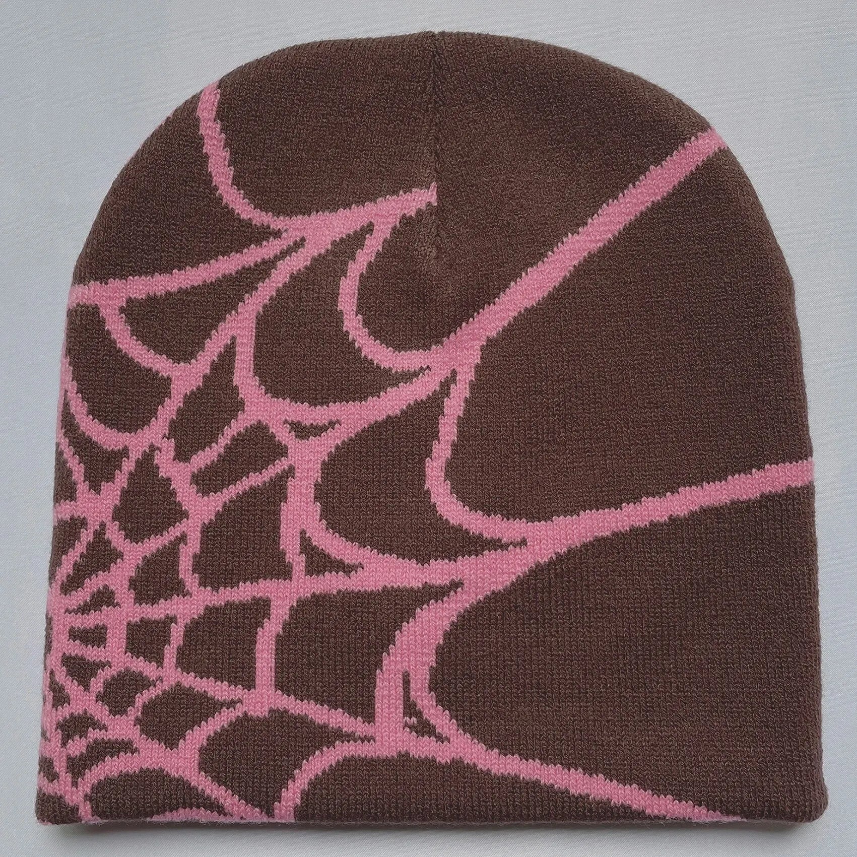 Y2K Spider Web Knit Hat