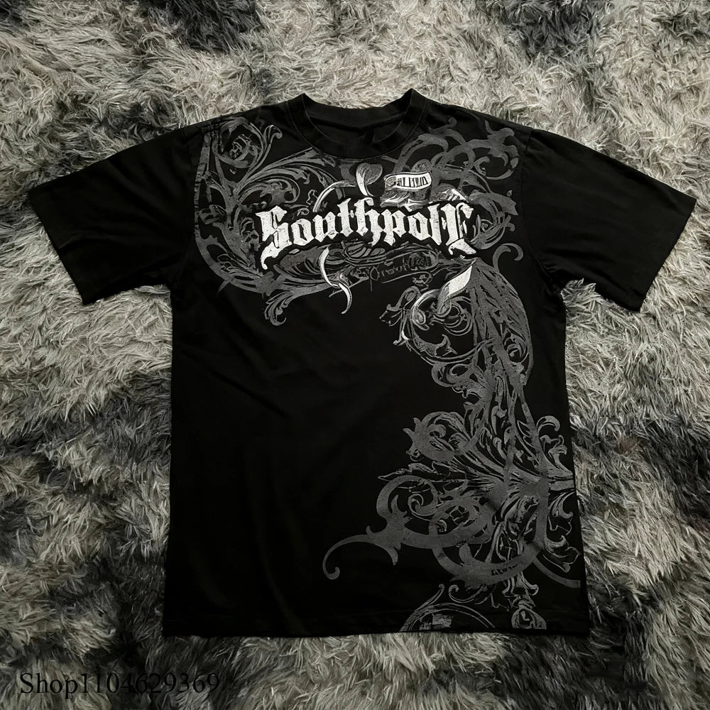 Y2K Gothic Oversized T-Shirt
