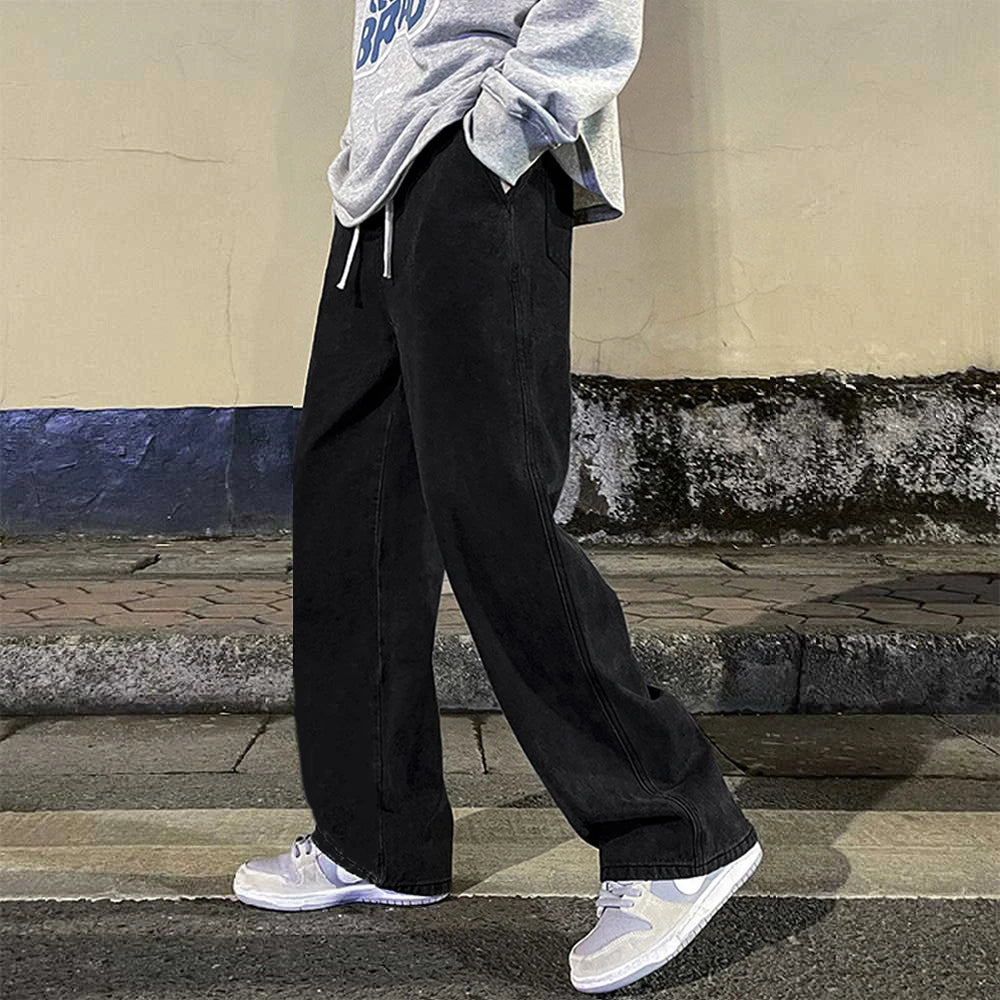 Y2K Wide-Leg Denim Jeans