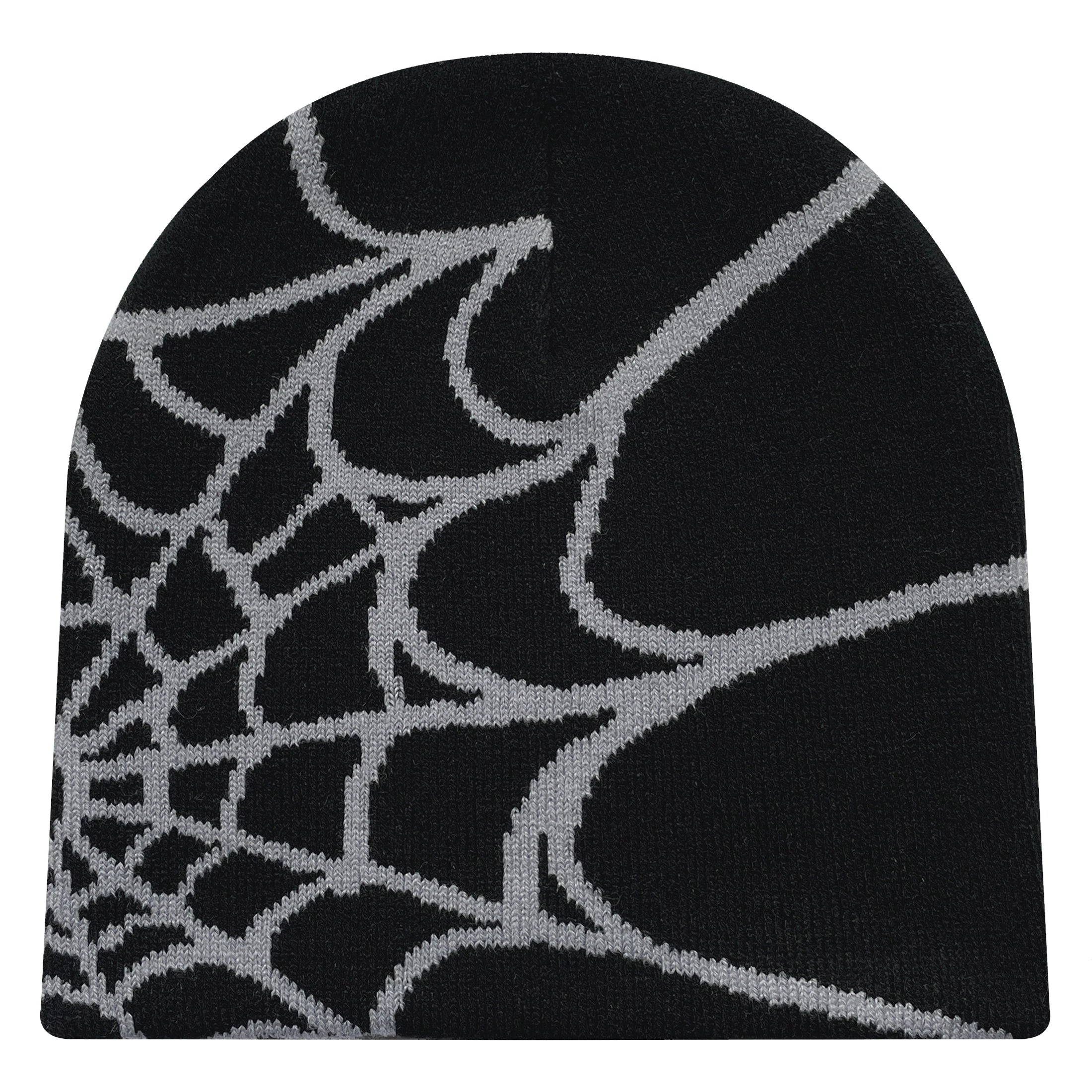 Y2K Spider Web Knit Hat