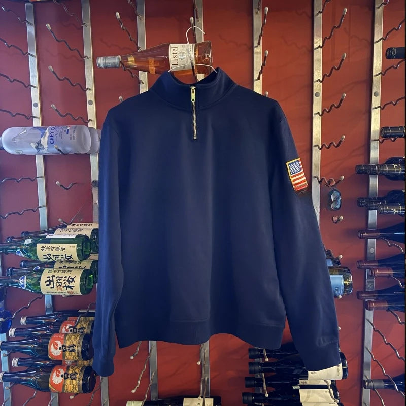 Y2K Retro Quarter-Zip Hoodie
