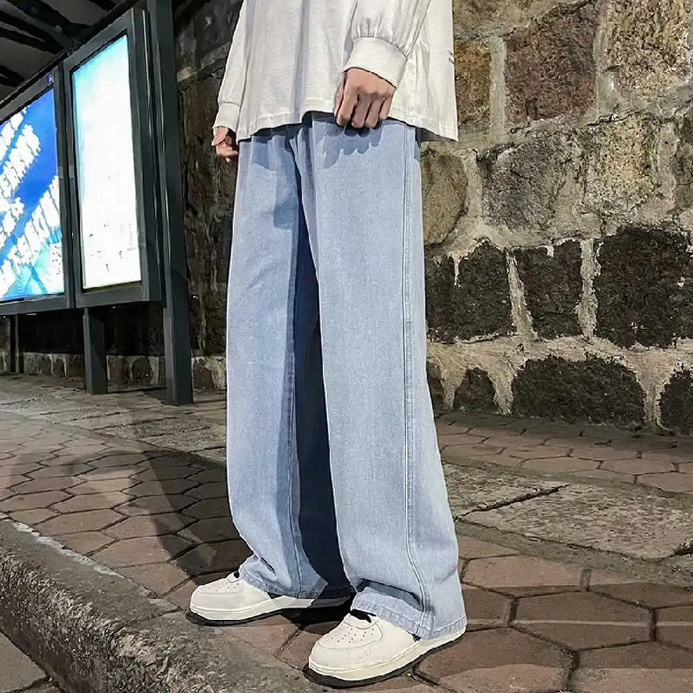 Y2K Wide-Leg Denim Jeans