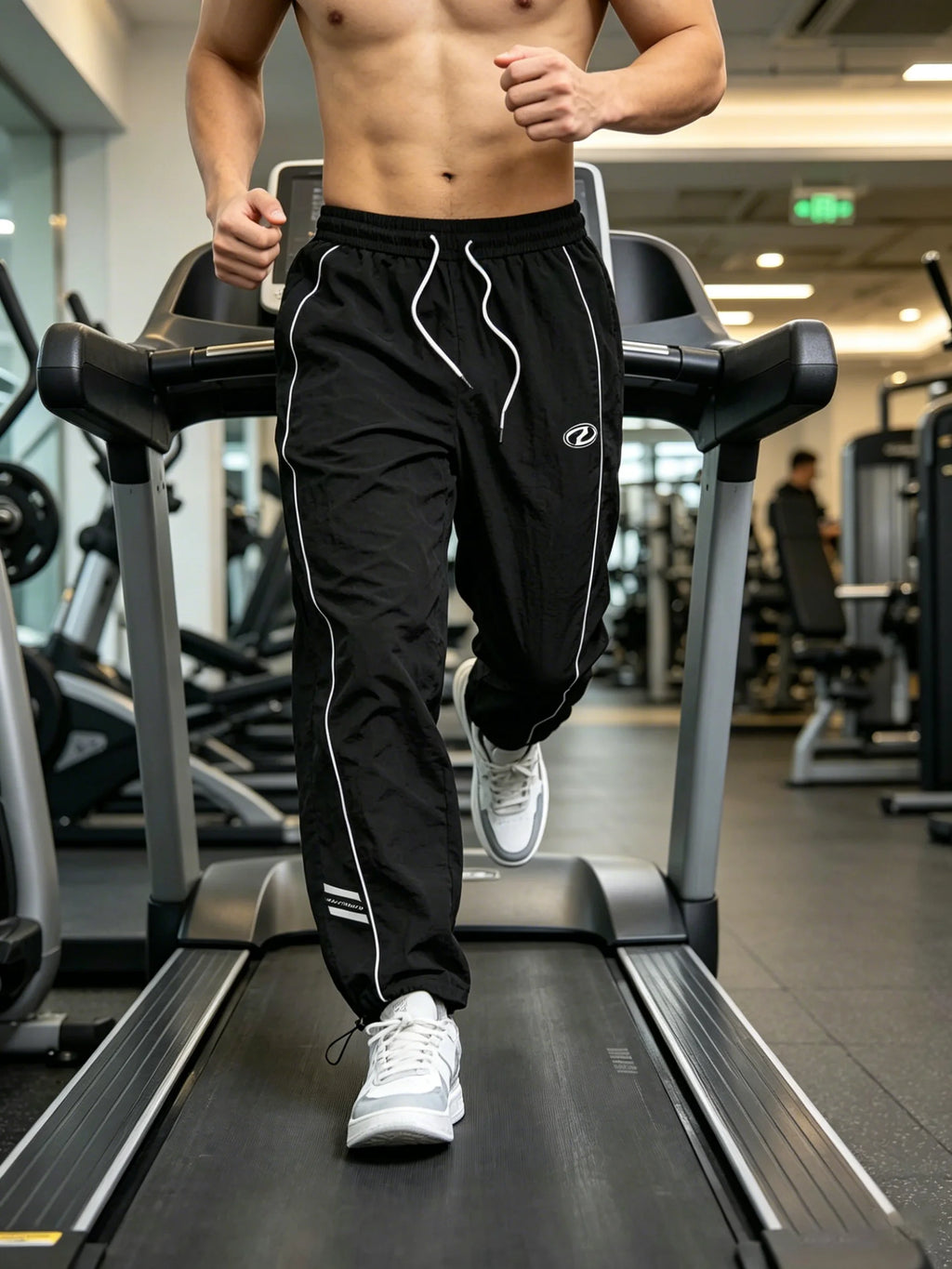 Men's Lightweight Quick-Dry Striped Joggers