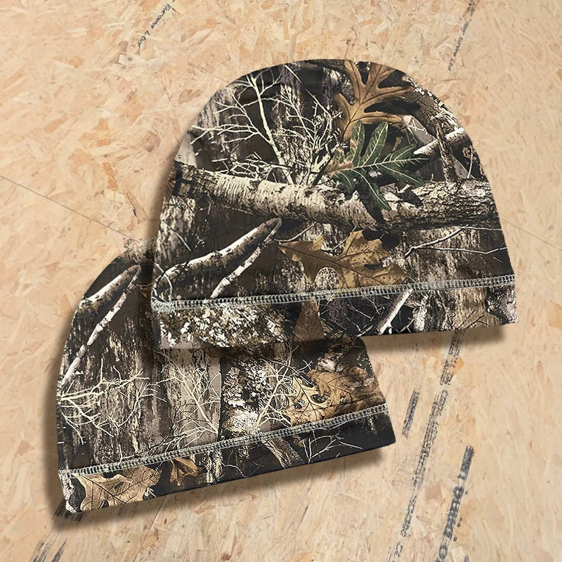 Retro Leaf Print Hat