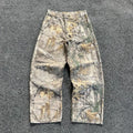 Y2K Retro Camo Zip-Up Hoodie