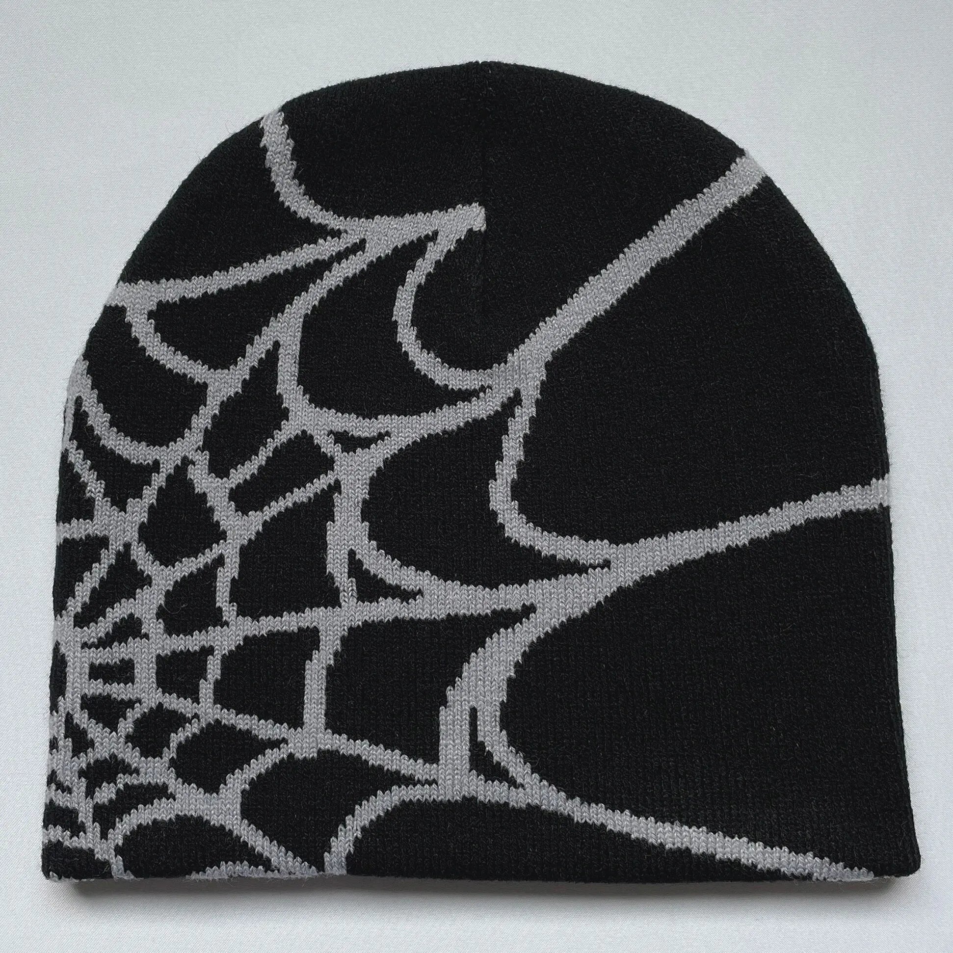 Y2K Spider Web Knit Hat