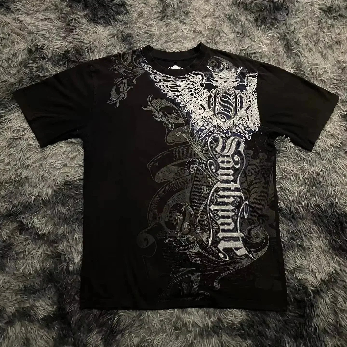 Y2K Gothic Oversized T-Shirt